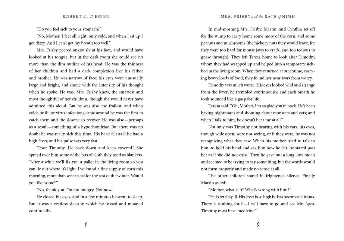 Mrs. Frisby and the Rats of Nimh by Robert C. O'Brien