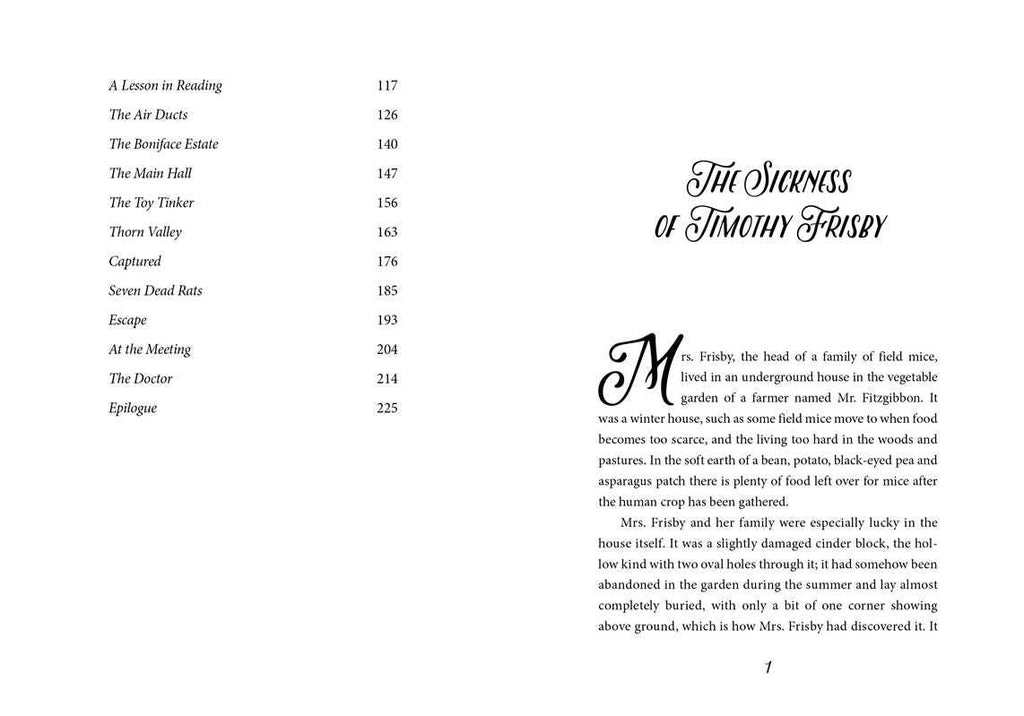 Mrs. Frisby and the Rats of Nimh by Robert C. O'Brien