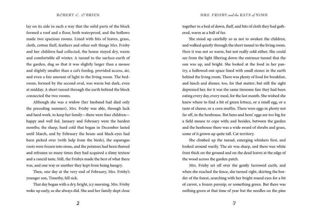 Mrs. Frisby and the Rats of Nimh by Robert C. O'Brien