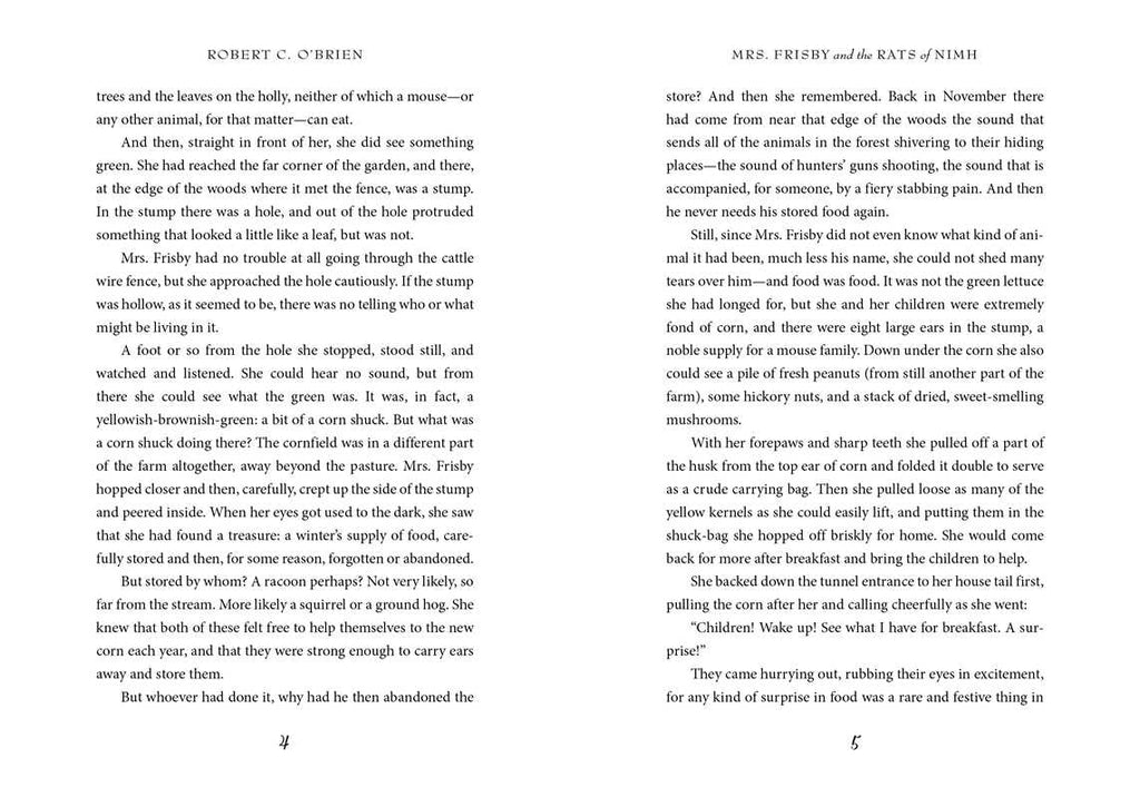 Mrs. Frisby and the Rats of Nimh by Robert C. O'Brien